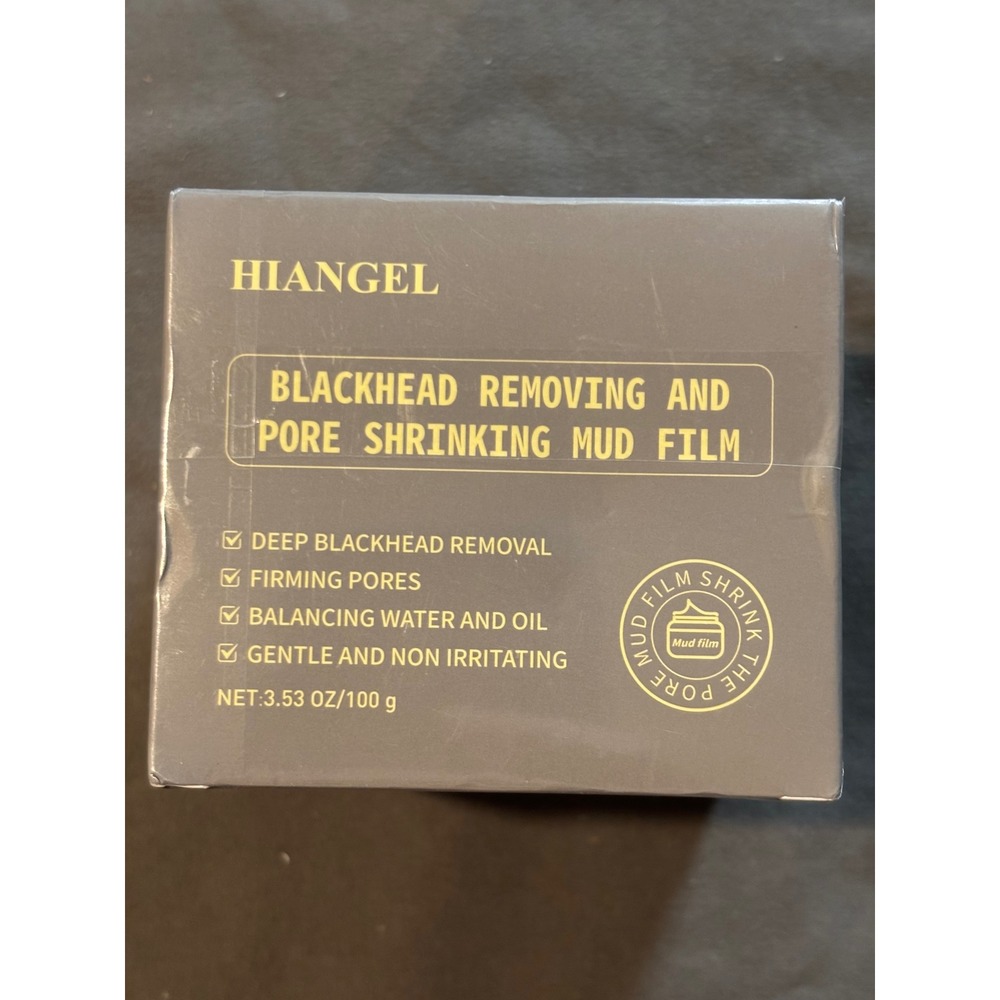 Hiangel Blackhead Removing and Pore Shrinking Mud Film 3.53 oz 100g New Sealed